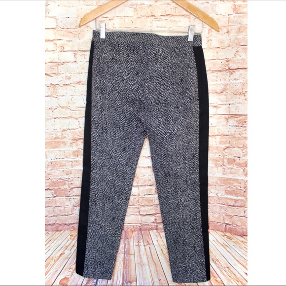 Rebecca Taylor Tuxedo Stripe Ava Tech Ankle Pant - Picture 2 of 9